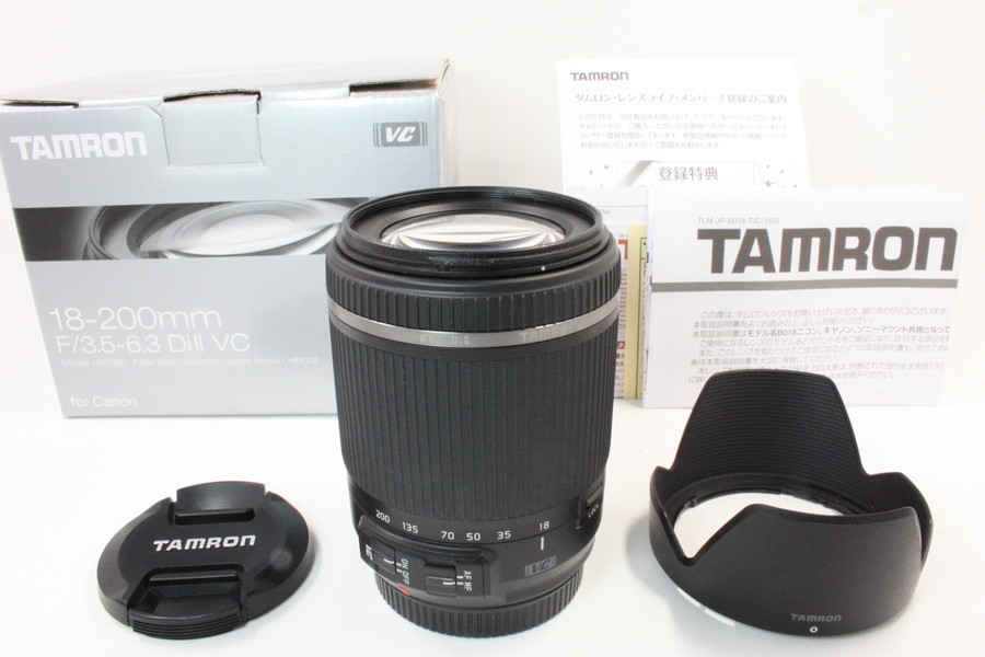 TAMRON 18-200mm F/3.5-6.3 Di Ⅱ VC Canon用