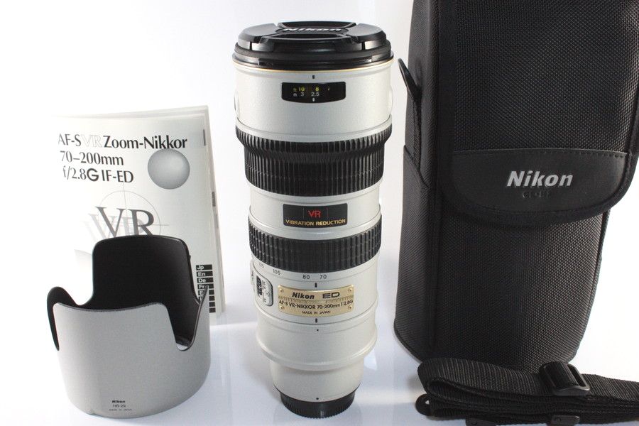 割引も実施中 Nikon AF-S VR Zoom Nikkor ED 70-200mm F2.8G IF ライトグレー 