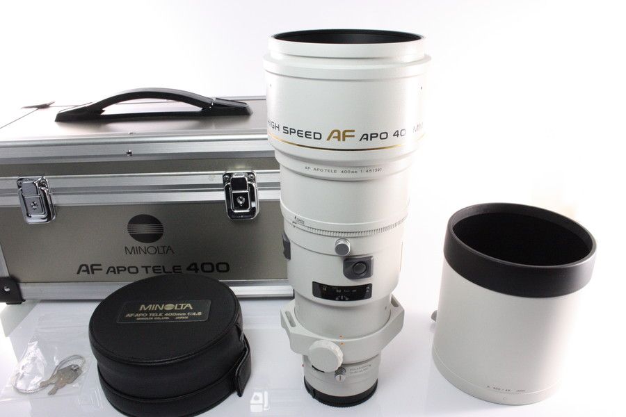 <br>MINOLTA ミノルタ/交換レンズ/400mm/HIGH SPEED AF APO TELE 400mm F4.5(32)/31001064/Bランク/82